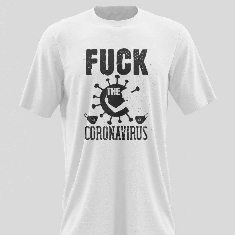 T-Shirt fuck the coronavirus covid-19 maglietta divertente 2020